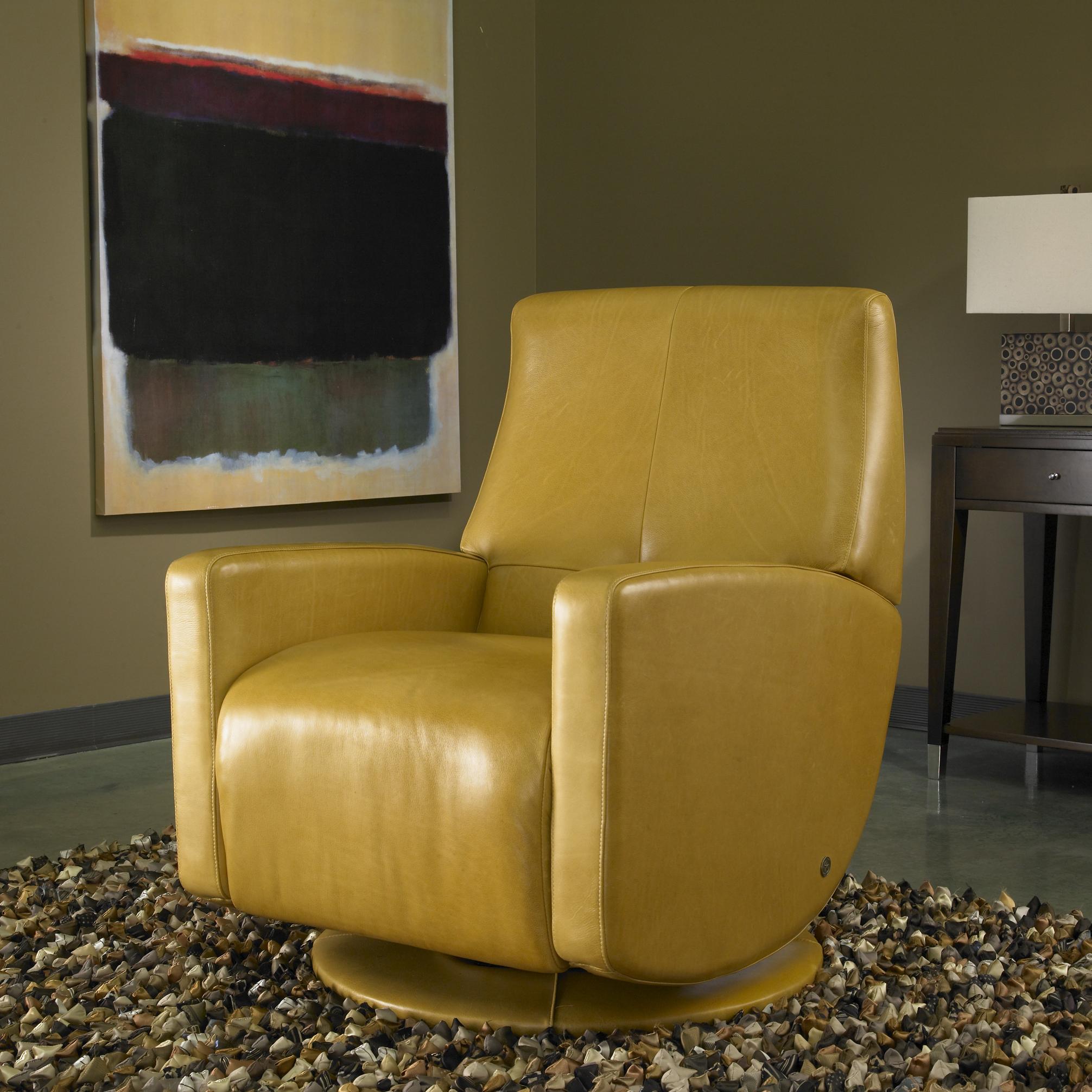 American Leather Cardinal Contemporary Styled Upholstered Recliner